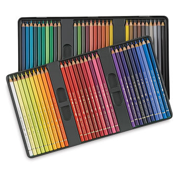Faber-Castell Polychromos Pencil Set - Assorted Colors, Tin Box, Set of 60 (set contents)