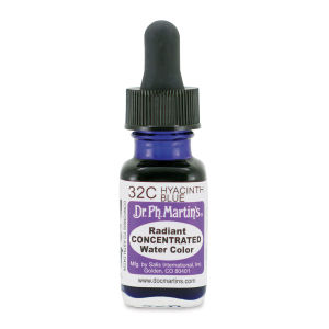 Dr. Ph. Martin's Radiant Concentrated Individual Watercolor - 1/2 oz, Hyacinth Blue
