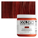 Golden Heavy Body Acrylic Paint - Benzimidazolone Burnt Orange, 237 ml Jar