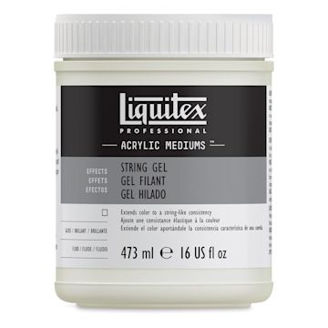 Open in modal - Liquitex Effects String Gel Medium - 16 oz jar