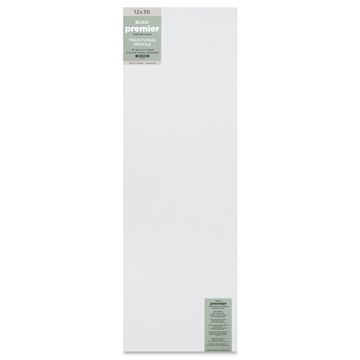 Open in modal - Blick Premier Stretched Cotton Canvas - Traditional Profile, Back-Stapled, 12" x 36", front