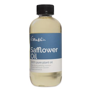 Open in modal - Gamblin Oil Medium - Safflower Oil, 8.5 oz Bottle