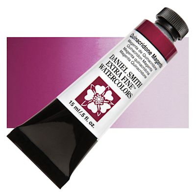 DALER ROWNEY AQUAFINE GOUCHE 15 ML QUINACRIDONE MAGENTA 414 - La