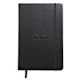 Rhodia Hardcover Webnotebook - Black, 5-1/2" x 8-1/4", Ruled