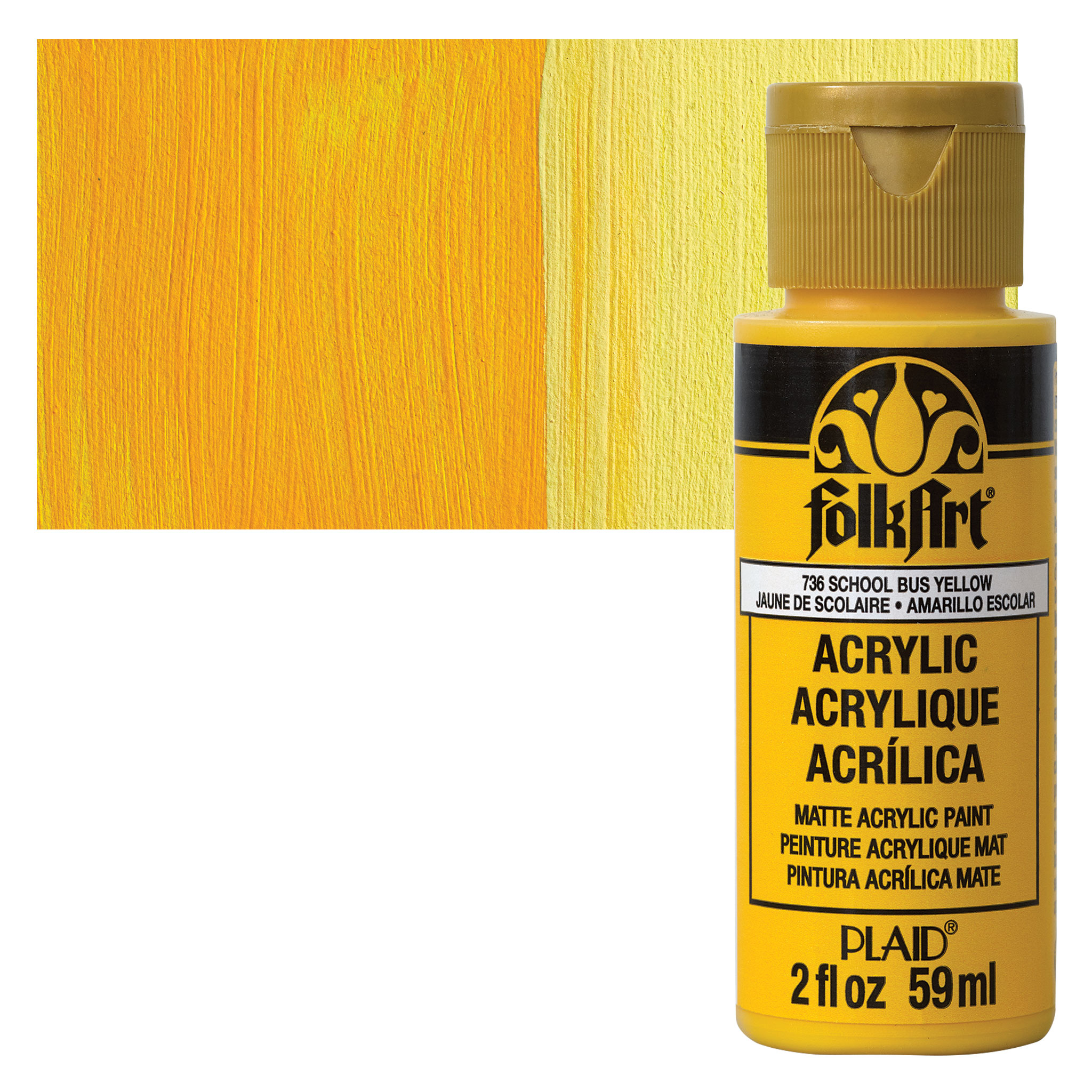 FolkArt - Color Shift Acrylic Paint - Yellow Flash — Brutus Monroe