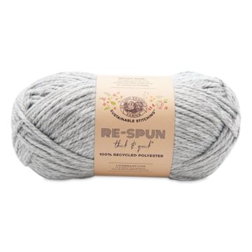 Open in modal - Lion Brand Re-Spun Thick & Quick Yarn - Silver, 223 yds