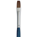 Silver Brush BelleAqua Travel Brush - Bright, Short Handle, Size 8