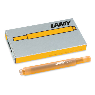 Lamy T10 Giant Ink Cartridges - Mango, Pkg of 5