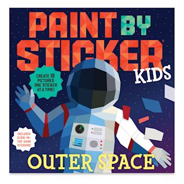 Open in modal - Paint By Sticker Kids: Outer Space (book cover)