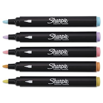 Open in modal - Sharpie Creative Acrylic Markers - Bullet Tip, Set of 5, Celestial Skies