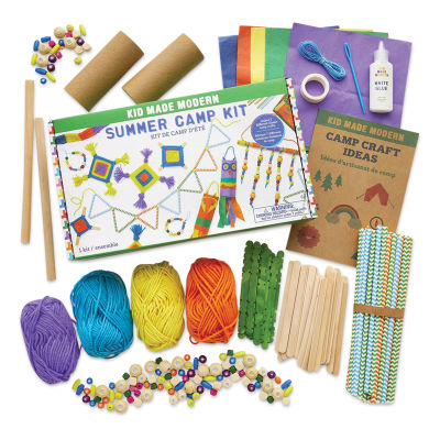 Kid Made Modern Summer Camp Kit (Kit contents shown with packaging)