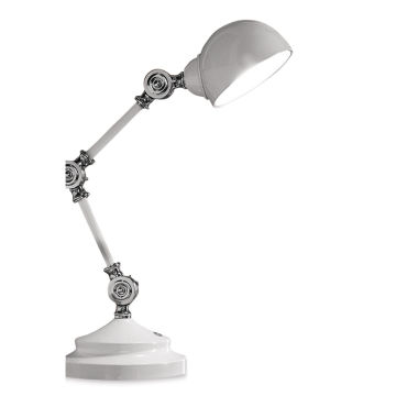 OttLite LED Revive Table Lamps - Side view of White Table Lamp