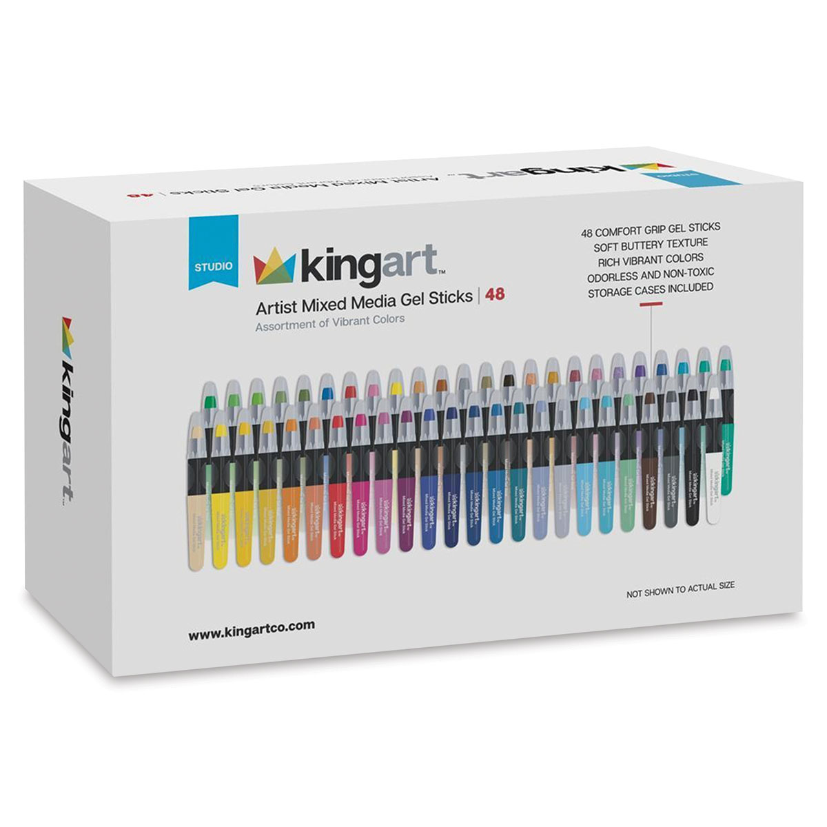 Mixed Media Gel Sticks - 24 by KINGART