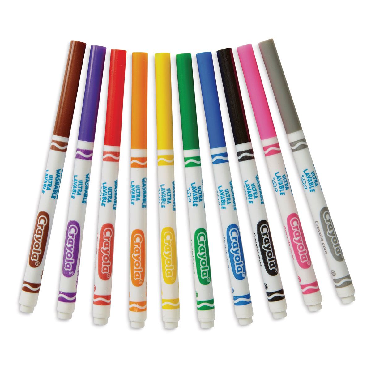 Crayola MARKER SET-CRAYOLA WASHABLE, CONICAL, 10 CLASSIC COLOURS