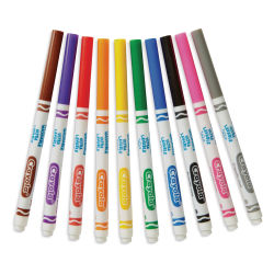 Fauteuil salami diepvries Crayola Ultra-Clean Washable Marker Set - Classic Colors, Fine Line, Set of  10 | Utrecht