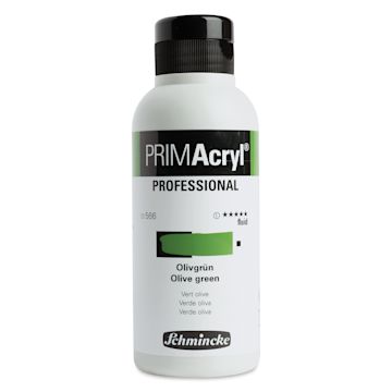 Open in modal - Schmincke Primacryl Professional Fluid Acrylic - Olive Green, 250 ml bottle