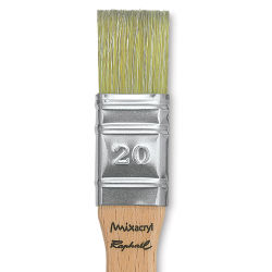 Raphael Mixacryl Natural Bristle/Synthetic Mix Brush - Mixed Media Flat, Size 20