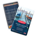 Derwent Inktense Pencil Set - Assorted Colors, Tin Box, Set of 12