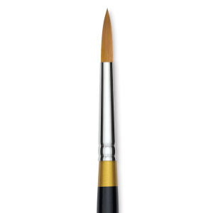 Kingart Original Gold Brush - Round, Size 8, Short Handle (close-up)