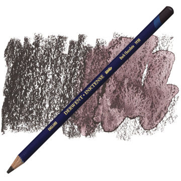 Open in modal - Derwent Inktense Pencil - Dark Chocolate pencil and swatch