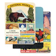 Cavallini National Parks Mini Notebooks