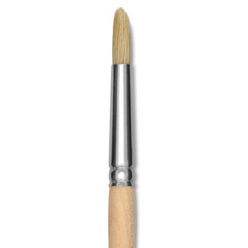 Open in modal - Dynasty Encaustic Brush - Round, Size 5, close-up