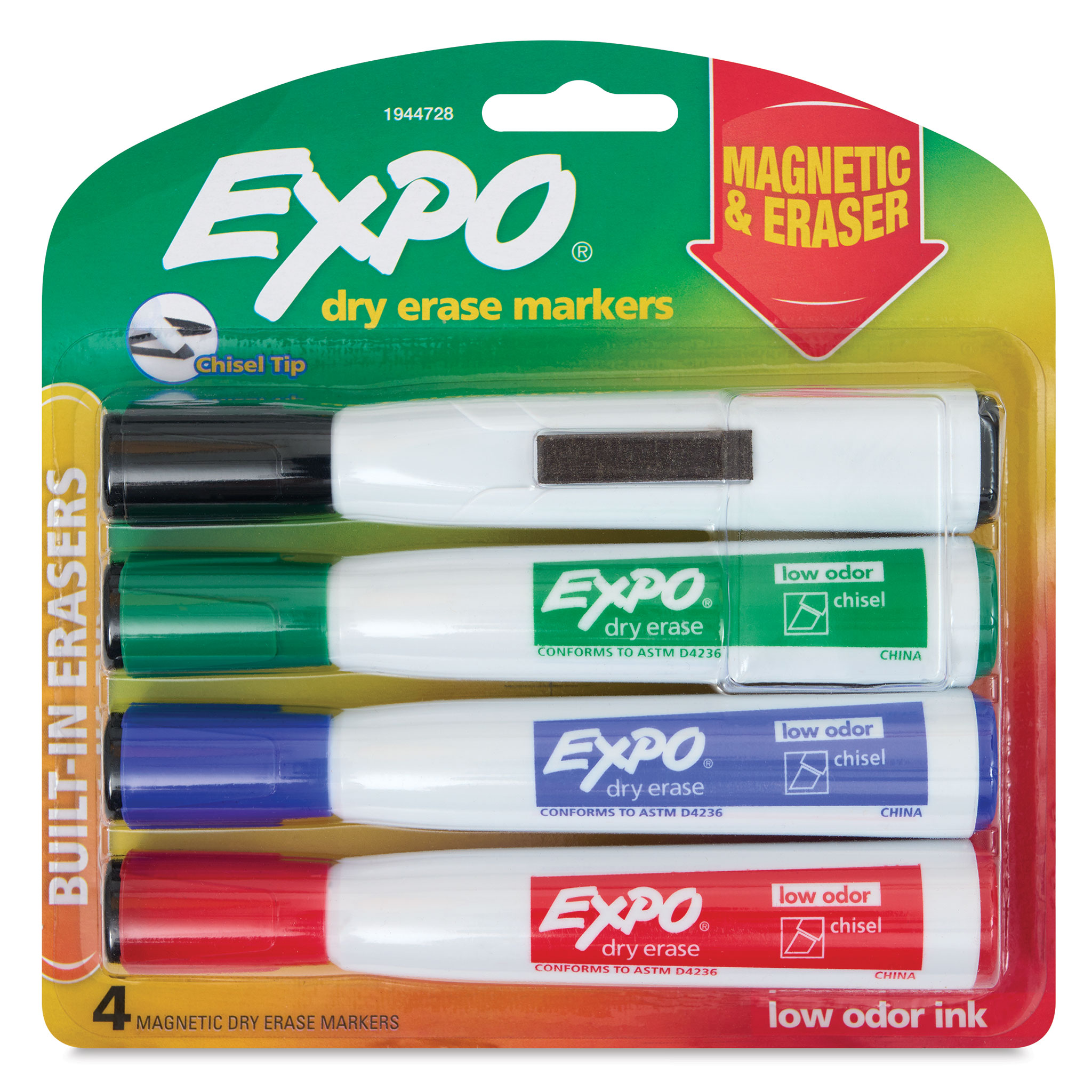 Expo Ultra-Fine Tip Dry Erase Markers - Set of 4, Black, BLICK Art  Materials