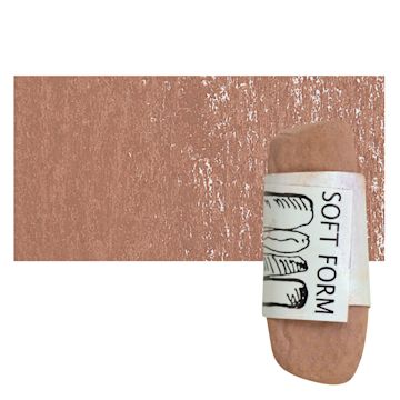 Open in modal - Townsend Artists' Soft Form Pastel - Terra Cotta (Light) pastel and swatch