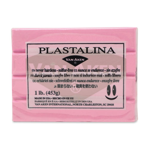 Van Aken Plastalina Modeling Clay - 1 lb, Pastel Pink