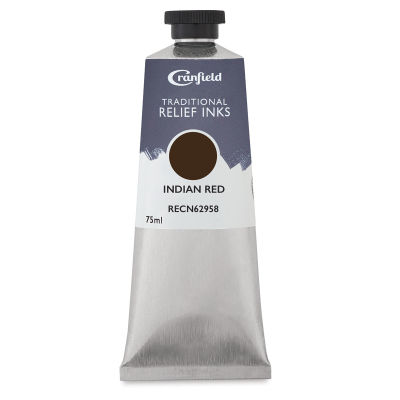 Cranfield Traditional Relief Ink - Indian Red, 75 ml