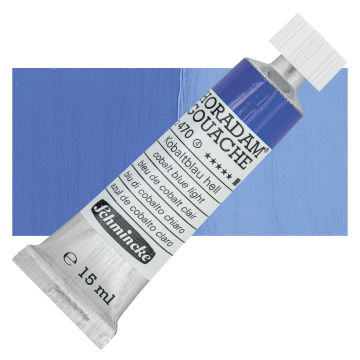 Schmincke Horadam Artist Gouache - Cobalt Blue Light, 15 ml tube