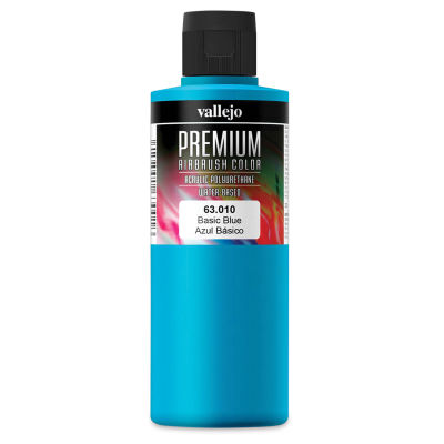 Vallejo Premium Airbrush Colors - 200 ml, Basic Blue