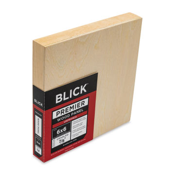 Blick Premier Wood Panel - 6'' x 6'', 7/8'' Traditional Profile, Cradled (side view)