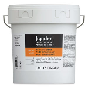 Liquitex Acrylic Varnish - High Gloss, Gallon, Bucket