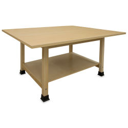 Hann Student Project Table - High Pressure Laminate Top, 54"W x 64"L x 36"H
