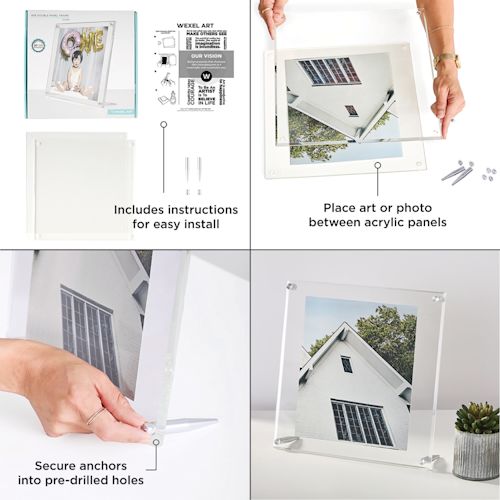 Wexel Art Acrylic Tabletop Frames, instructions