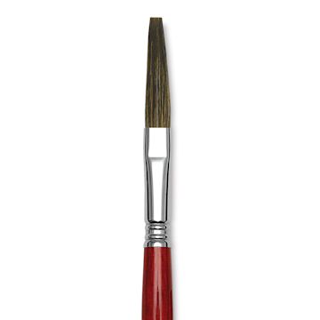 Open in modal - Escoda Light Ox Hair Highliner Brush - Flat, Size 12 close up