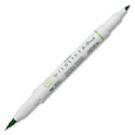 Zebra Mildliner Double Ended Brush Pen - Green