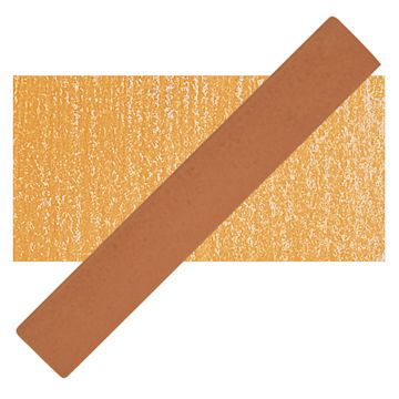 Open in modal - Holbein Artists' Soft Pastel - Yellow Orange 1 pastel and swatch