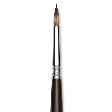 Open in modal - Escoda Vintage Synthetic Brush - Round Pointed, Long  Handle, Size 6