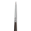 Escoda Vintage Synthetic Brush - Round Pointed, Long  Handle, Size 3/0