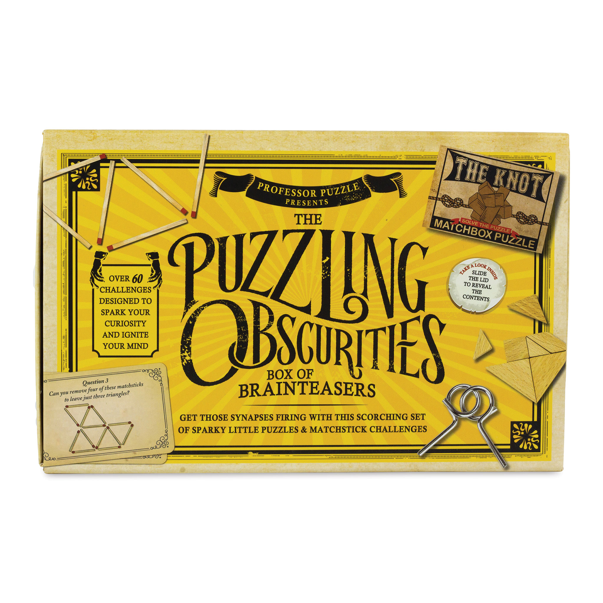Professor Puzzle Box of Puzzling Obscurities Brainteaser Games