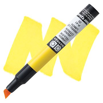 Open in modal - Chartpak Ad Marker - Lemon Yellow marker and swatch