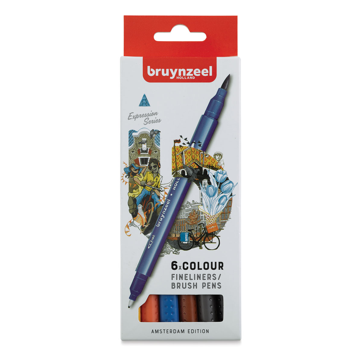 Bruynzeel Fineliner Brush Pen Sets