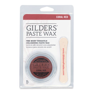 Gilders Paste Wax - 30 ml, Coral Red