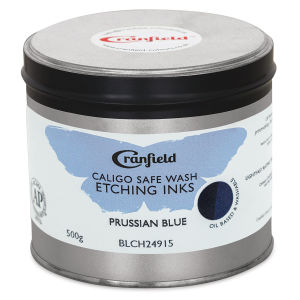 Cranfield Caligo Safe Wash Etching Ink - Prussian Blue, 500 g Can