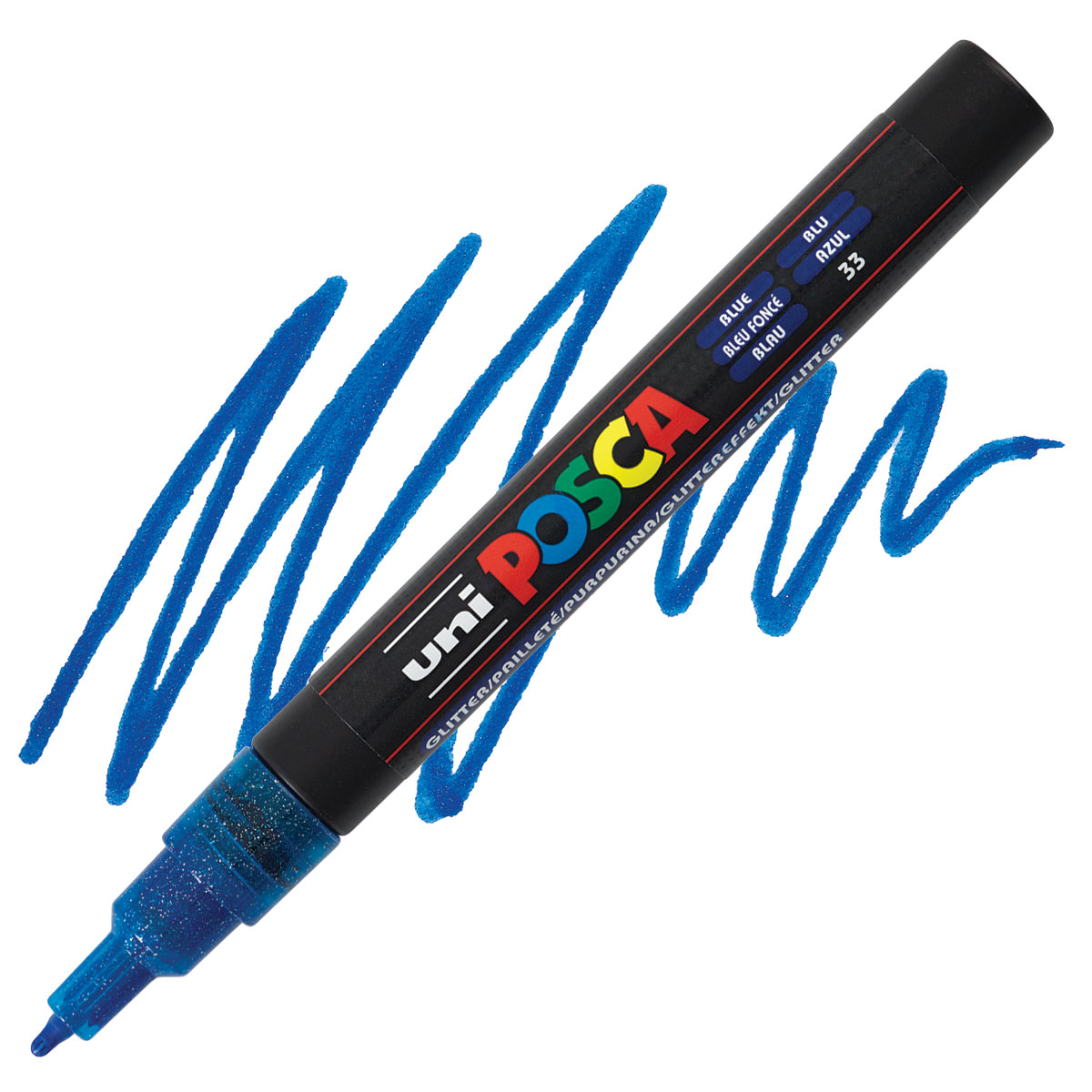 Uni Posca Paint Marker - Black, Fine, Bullet Tip, 0.9mm-1.3mm