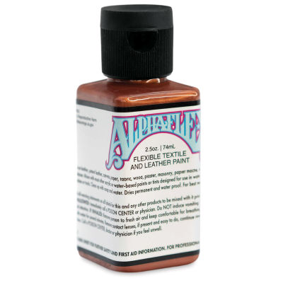 Alpha6 AlphaFlex Textile and Leather Paint - Metallic Crimson, 74 ml, Bottle
