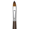 Escoda Prado Tame Synthetic Brush - Filbert, Short Handle, Size 12