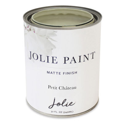 Jolie Matte Finish Paint - Open Quart can of Petit Chateau